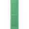 Ekena Millwork 12W x 77H Americraft Two Equal Louver Exterior Real Wood Shutters, Lilly Pads, PR RW101LV12X77LPH - alternate 8